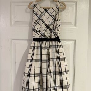 Polo by Ralph Lauren Black and White Checkered Kids Dress